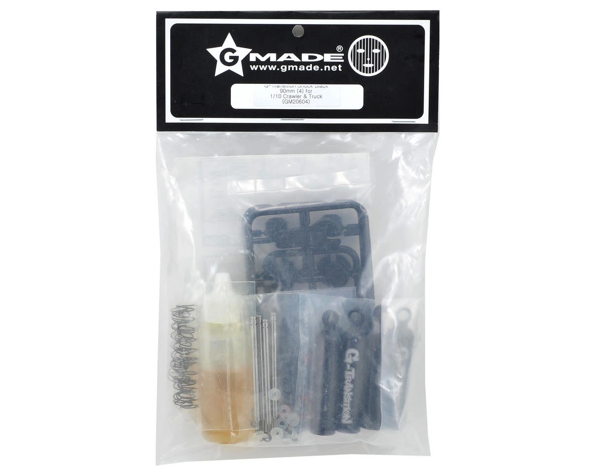 Gmade 90mm G-Transition Shock Set (Black) (4) 2 Gmade 90mm G-Transition Shock Set (Black) (4) - Image 2