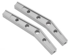 Gmade Komodo 78mm Machined Aluminum Bent Lower Link (2) (Silver)