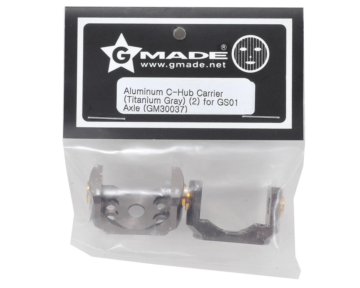 Gmade Aluminum C-Hub Carrier (2) (Grey) 2 Gmade Aluminum C-Hub Carrier (2) (Grey) - Image 2