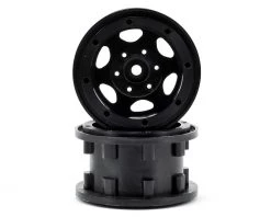 Gmade GT 2.2" Beadlock Rock Crawler Wheels (2) (Black)