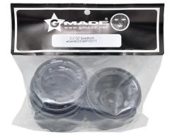 Gmade GT 2.2" Beadlock Rock Crawler Wheels (2) (Black) -Gmade Sales Store gma70021 2