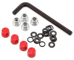 Gmade 1.9 RH01 Wheel Hub Set (Red) (4)