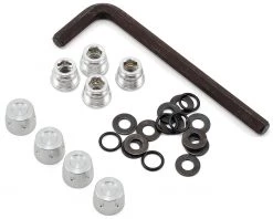 Gmade 1.9 RH01 Wheel Hub Set (Silver) (4)