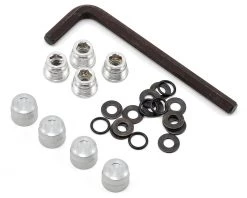 Gmade 1.9 RH02 Wheel Hub Set (Silver) (4)