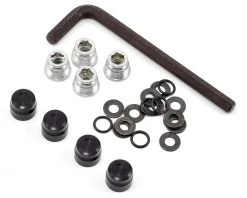 Gmade 1.9 RH02 Wheel Hub Set (Black) (4)