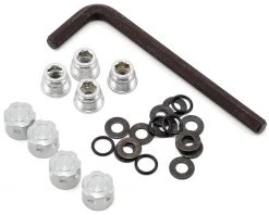 Gmade 1.9 RH03 Wheel Hub Set (Silver) (4)