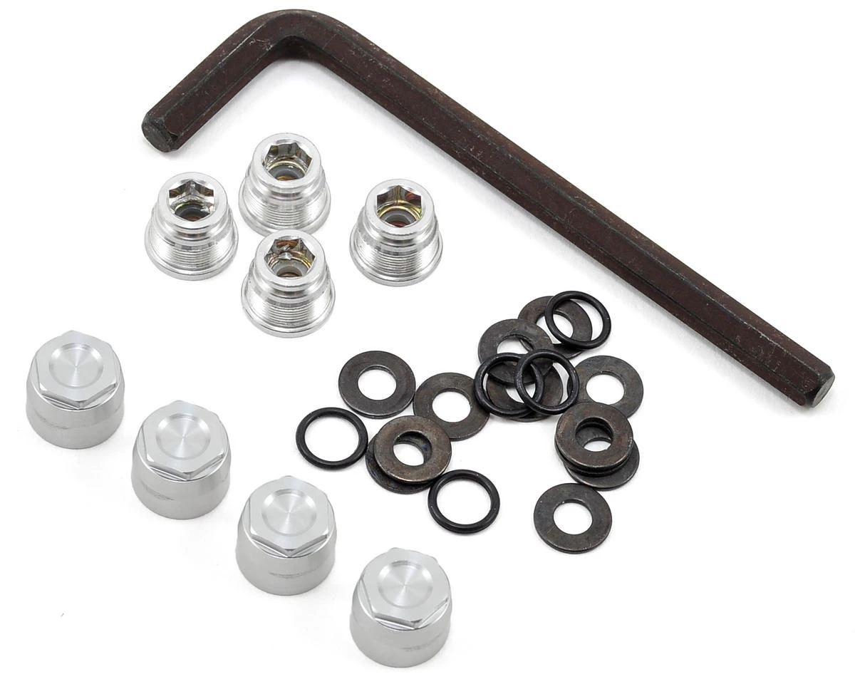 Gmade 1.9 RH04 Wheel Hub Set (Silver) (4) 1 Gmade 1.9 RH04 Wheel Hub Set (Silver) (4)