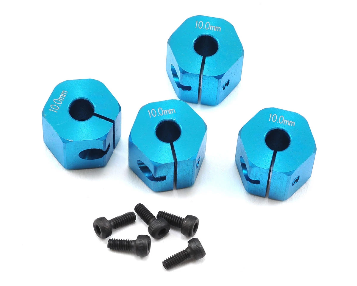 Gmade 12mm Aluminum Clamping Wheel Hub Hex (Blue) (4) (10mm Thick) 1 Gmade 12mm Aluminum Clamping Wheel Hub Hex (Blue) (4) (10mm Thick)