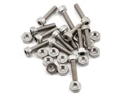 Gmade Stainless Steel VR01 Beadlock Hex Bolt & Nut Set (12)