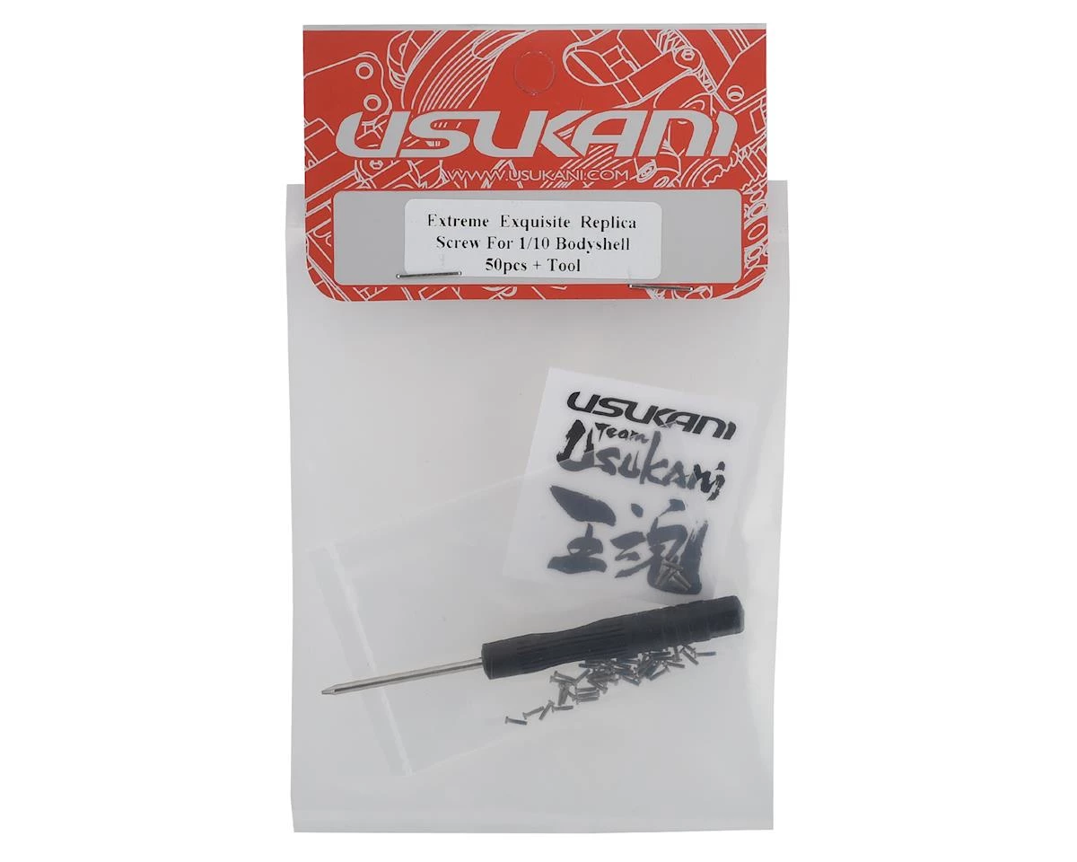 Usukani M1 Extreme Exquisite Replica Screw w/Tool (Silver) (50) 2 Usukani M1 Extreme Exquisite Replica Screw w/Tool (Silver) (50) - Image 2