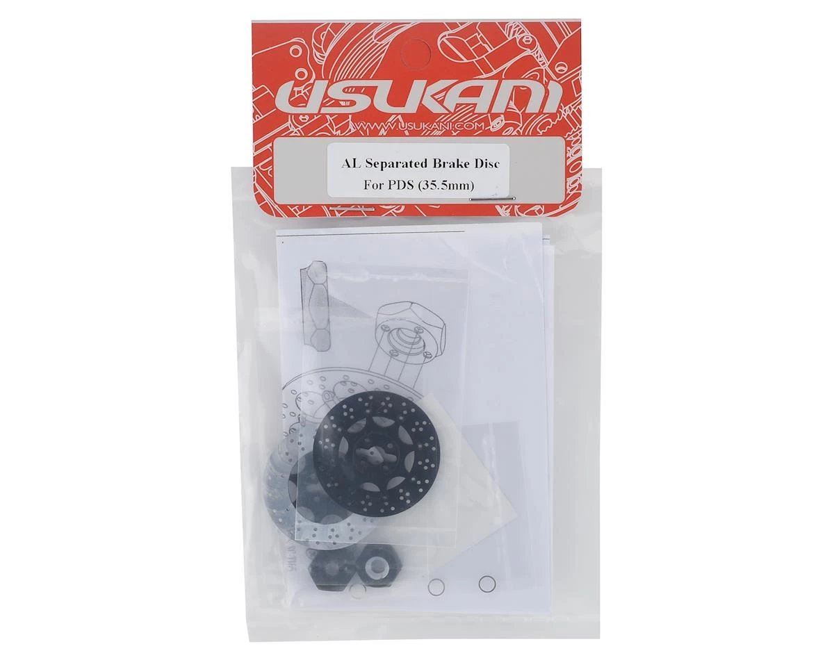 Usukani Scale Aluminum Separated Brake Disc (35.5mm) (Usukani PDS) 2 Usukani Scale Aluminum Separated Brake Disc (35.5mm) (Usukani PDS) - Image 2