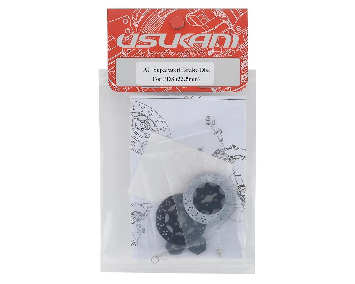 Usukani Scale Aluminum Separated Brake Disc (33.5mm) (Usukani PDS) 2 Usukani Scale Aluminum Separated Brake Disc (33.5mm) (Usukani PDS) - Image 2
