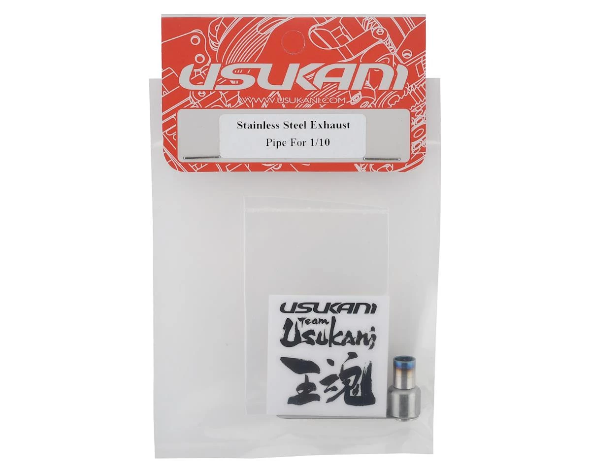 Usukani 20mm Stainless Steel Scale Exhaust Pipe (3mm LED/Planar) (Diameter 8mm Front - 12mm Rear) 2 Usukani 20mm Stainless Steel Scale Exhaust Pipe (3mm LED/Planar) (Diameter 8mm Front - 12mm Rear) - Image 2