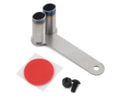 Usukani 21mm Stainless Steel Scale Exhaust Pipe (3mm LED/Sloping) (Diameter - 8mm Front)